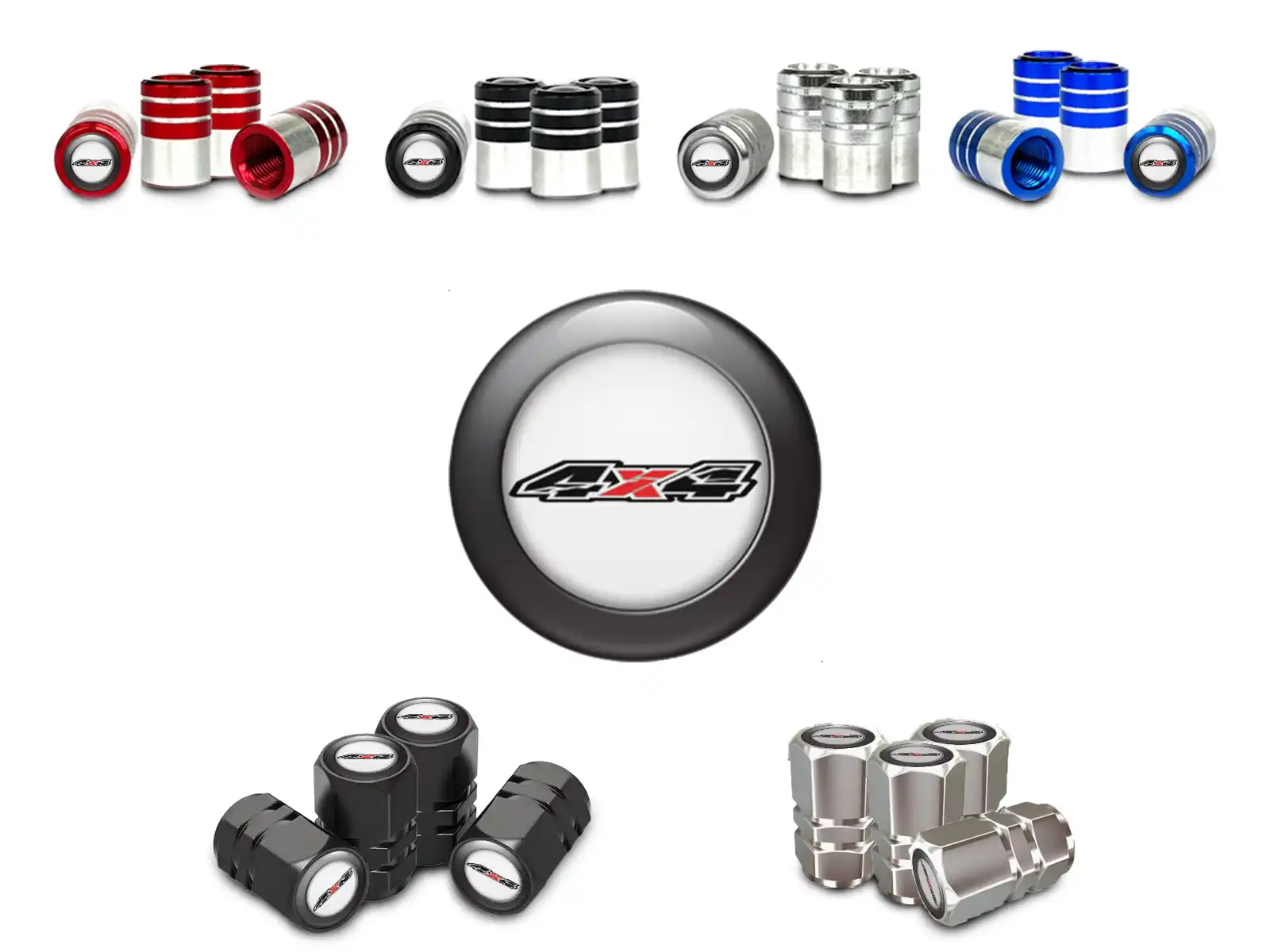 Tyres Valve Caps Bikes Luxury Style Finish